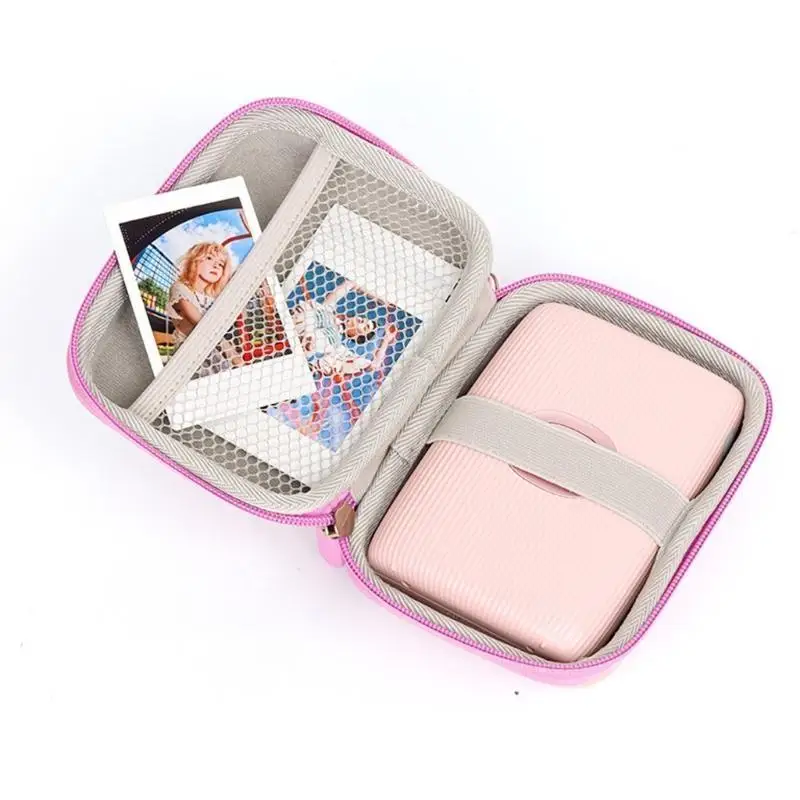 Y1UB PRÁCTICA Capa cámara Anti scratch with Strap Diseño portátil que transporta textura cuero con cáscara adecuada - imagen 5