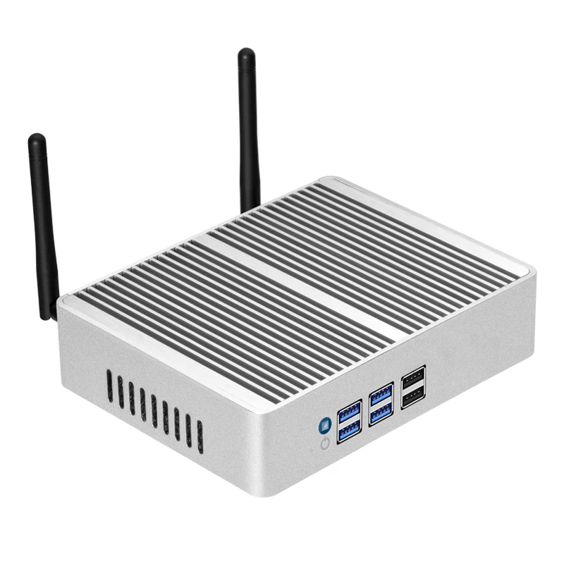 Helorpc Mini PC industrial con Inter Core i5-5200U compatible con Windows10 Linux Pfense con 4xUSB3.0 4xUSB2.0 1xHDMI 1xVGA computadora - imagen 2