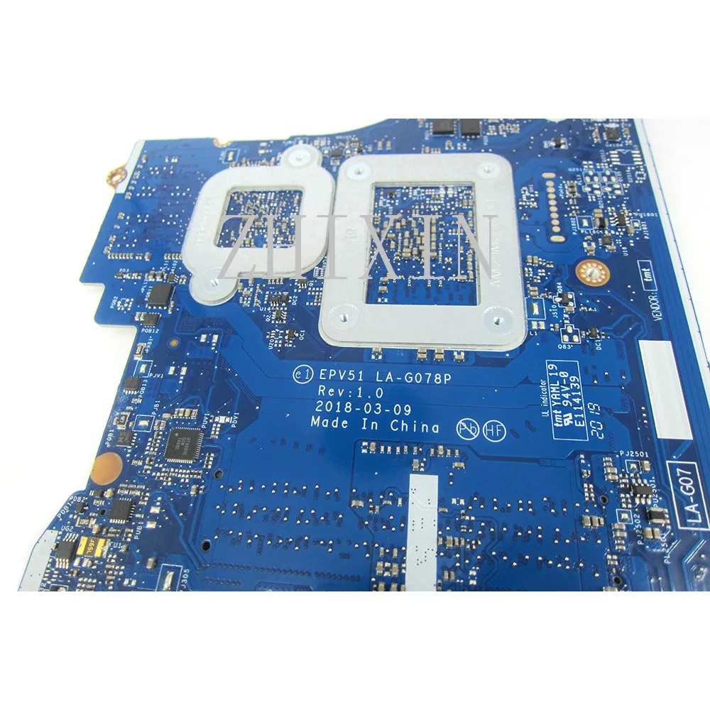 yourui For HP 15-DB 15T-DB laptop motherboard WITH CPU A6-9225 CPU with graphic card REV : 1.0 EPV51 LA-G078P