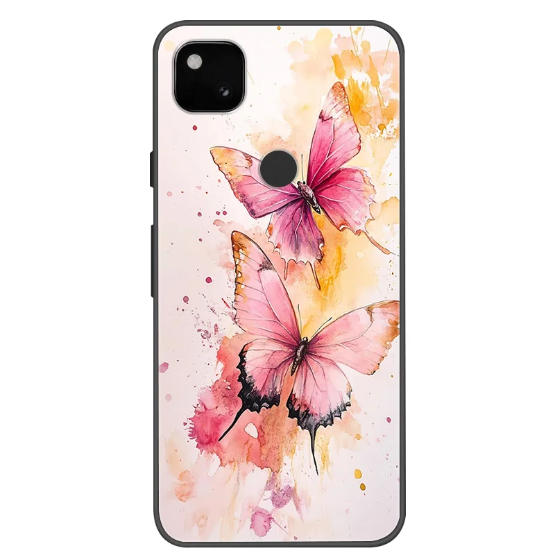 Para Google Pixel 4A 4G funda trasera de silicona mate suave de mármol para Google Pixel 5A 5 4A 5G 6 Pro carcasa completa de teléfono Pixel6 pro - imagen 3