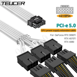 TEUCER Cable Extensión PCIe 5.0 para RTX 3090/4090