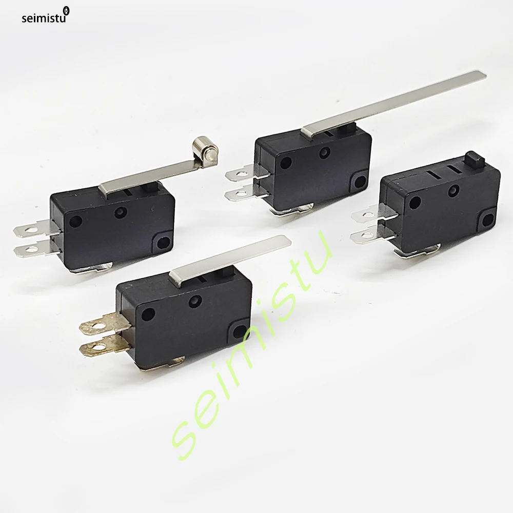 10 Uds. Copia de microinterruptor ZIPPY, microinterruptor de 3 pines de 4,8mm para botón pulsador Arcade, botón de interruptor LED, piezas de juego de gabinete Arcade - imagen 2