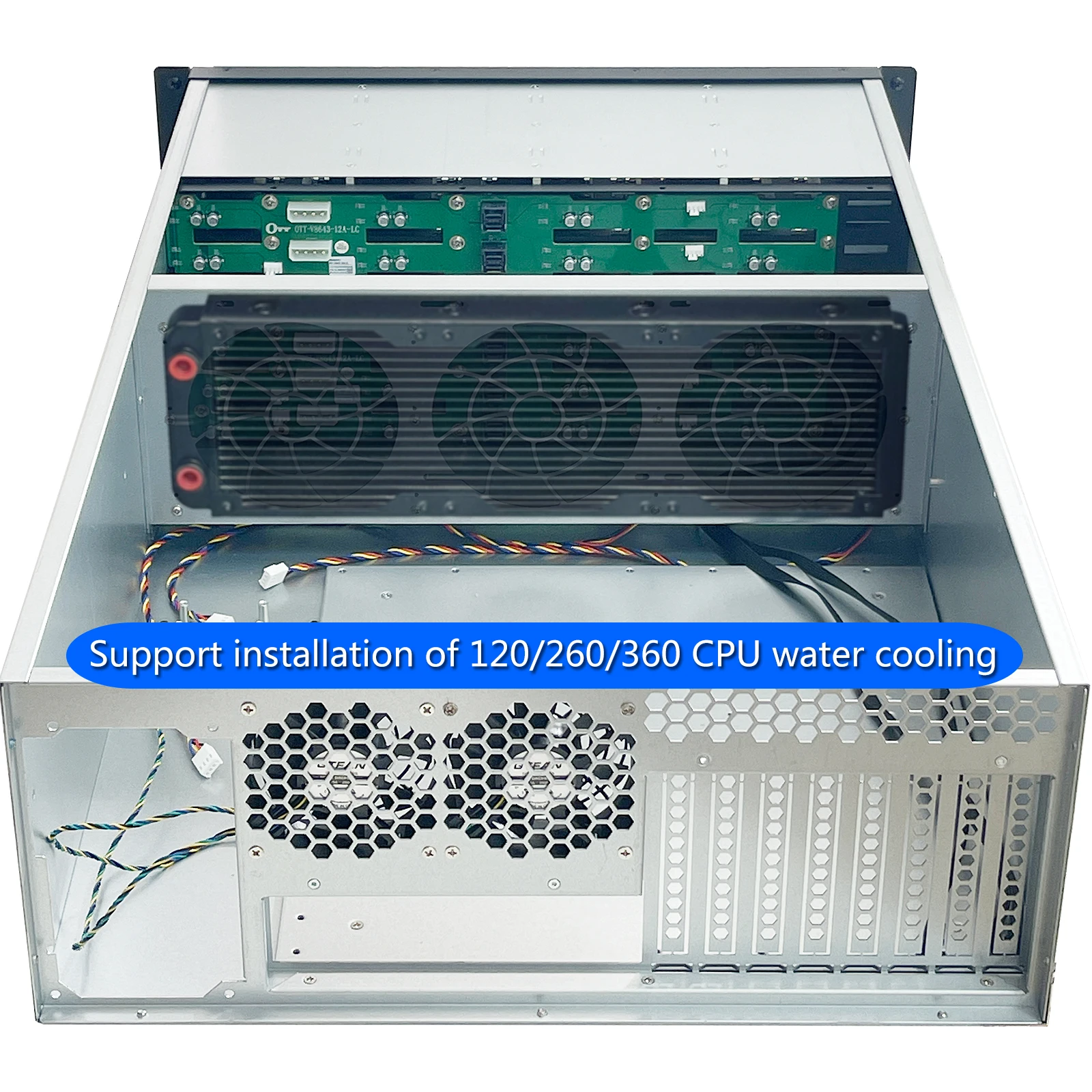 ZhenLoong 4u 24 Bay chasis de servidor disco duro disco intercambiable en caliente HDD SAS SATA 19 "pulgadas caja de almacenamiento en rack con Mini plano posterior SAS - imagen 3