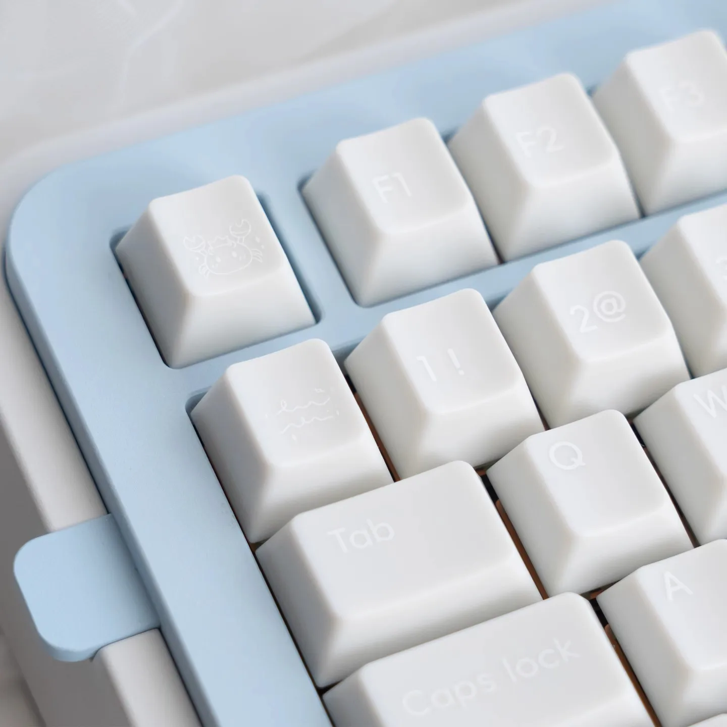 Juego de teclas originales con tema de alabastro, perfil de cereza, PC + teclas de serigrafía UV para teclado mecánico personalizado - imagen 3