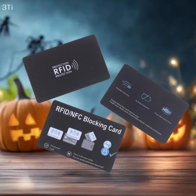 Portatarjetas de identificación ATM con protector de señal NFC, funda segura para tarjeta de débito/crédito RFID, paquete de 1/5 - imagen 2