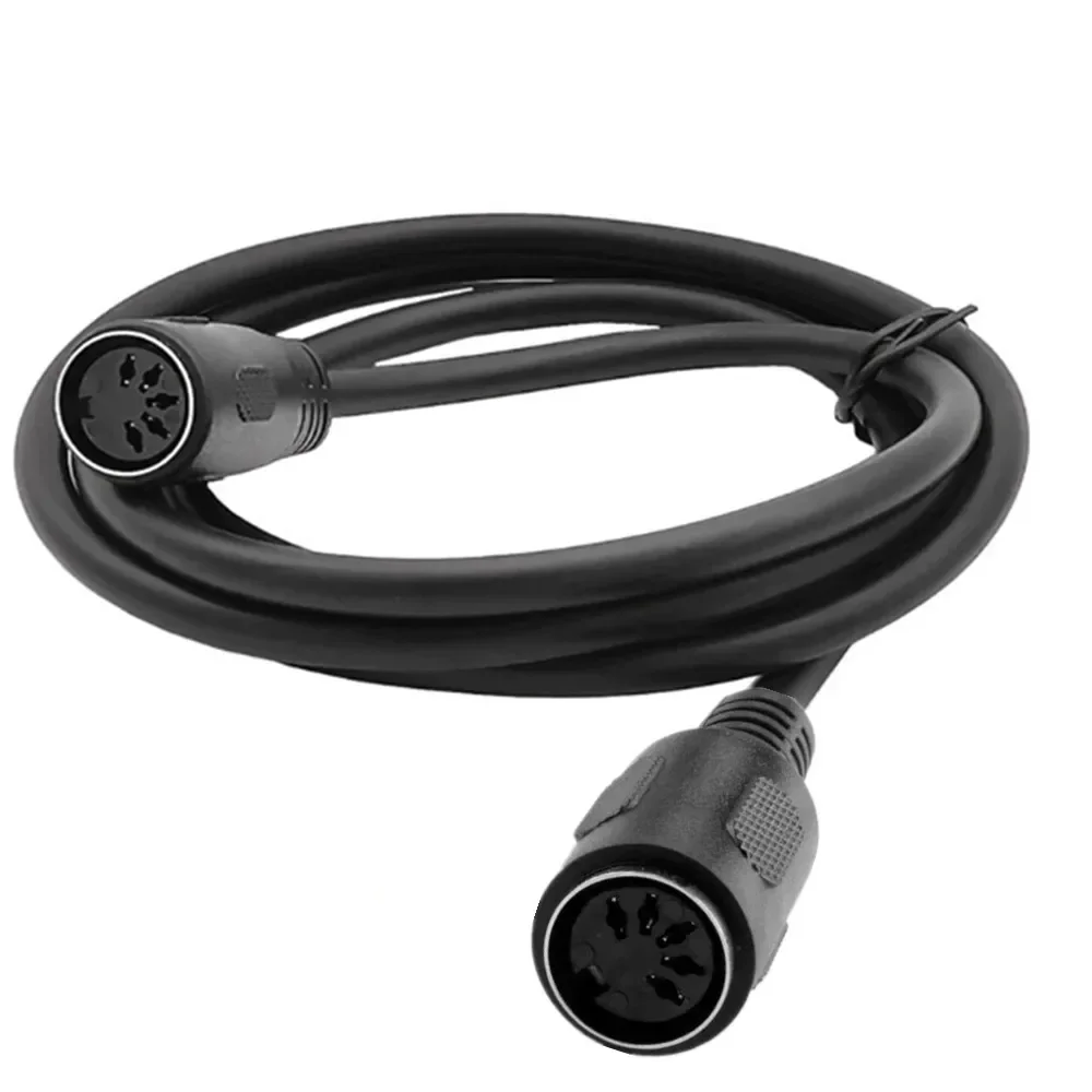 Cable de extensión MIDI MIDI 5 pines DIN hembra a hembra Cable de Audio para teclado MIDI sintetizador órgano Piano eléctrico guitarra MIDI - imagen 3