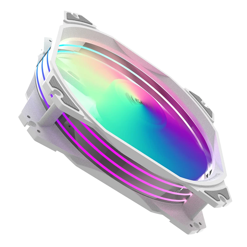 ALSEYE-ventilador de caja de PC MAX M120-P, ARGB 5V, 3 pines, hoja de reserva, rodamiento FDB, ventilador PWM silencioso, disipador térmico Aura Sync, 120mm - imagen 3