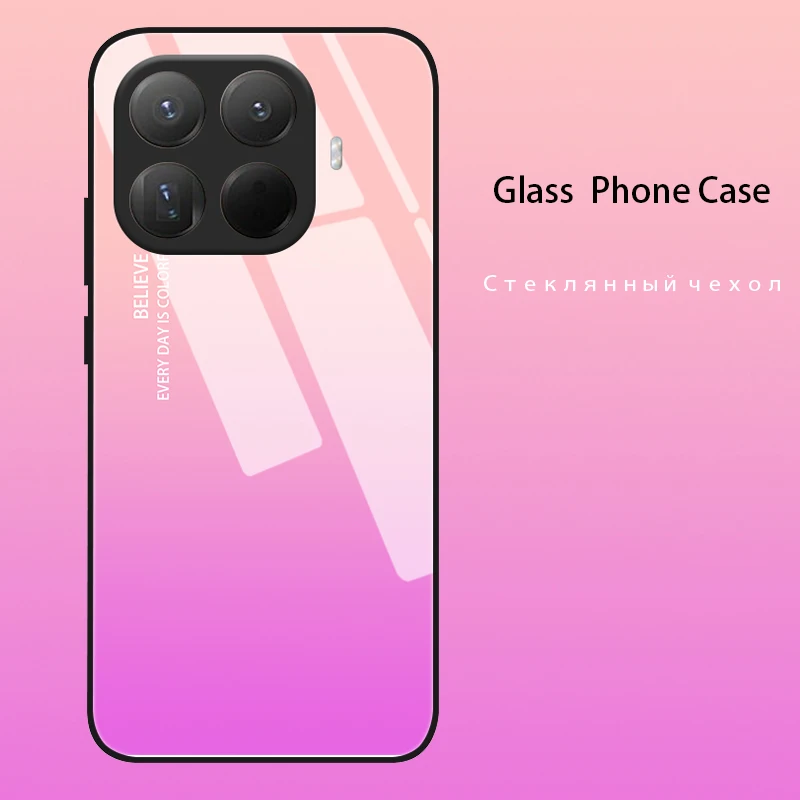 Funda de teléfono de vidrio templado para Xiaomi 15T Pro 5G, funda dura de lujo para PC, parachoques trasero para Xiaomi 15T 15TPro Mi 15TPro - imagen 2