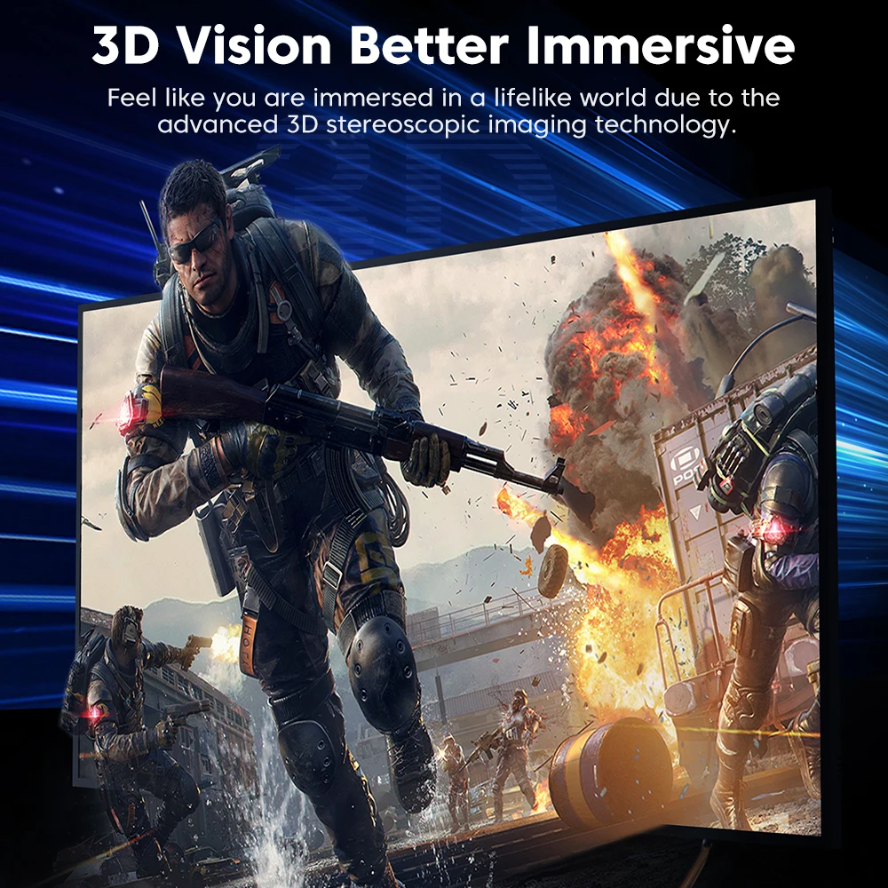 Toocki Cable Compatible con HDMI para Xiaomi Box PS5 PS4 proyector de ordenador portátil 8K @ 60Hz alta velocidad Compatible con HDMI 2,1 Cable divisor 48Gbp - imagen 4