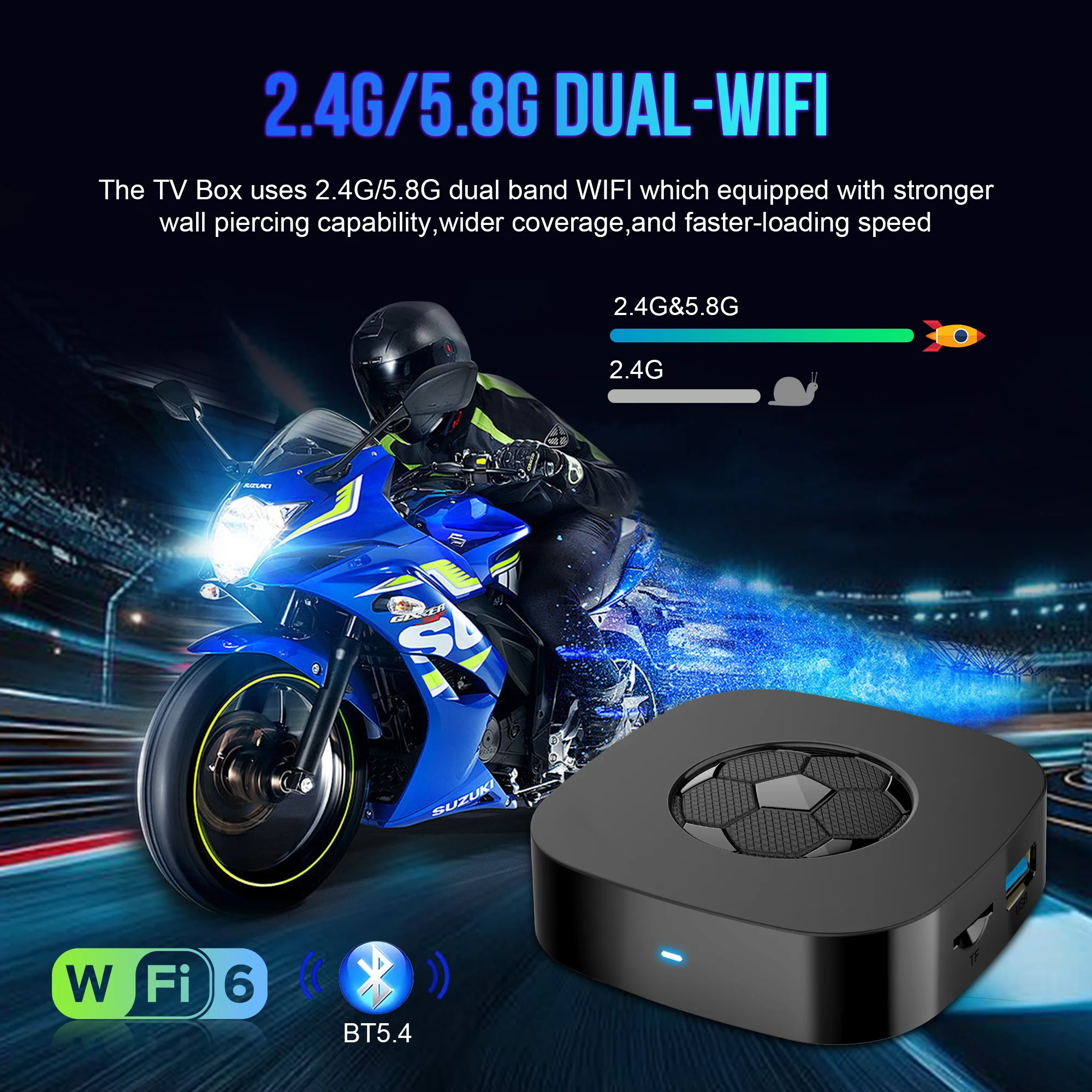 2025 nuevo T1 Ultra Android 16 Smart Tv Box compatible con Dual Wifi2.4G/5,8G 8K HD Streaming Media Player interfaz Dual-Ui Google BT5.0 - imagen 4