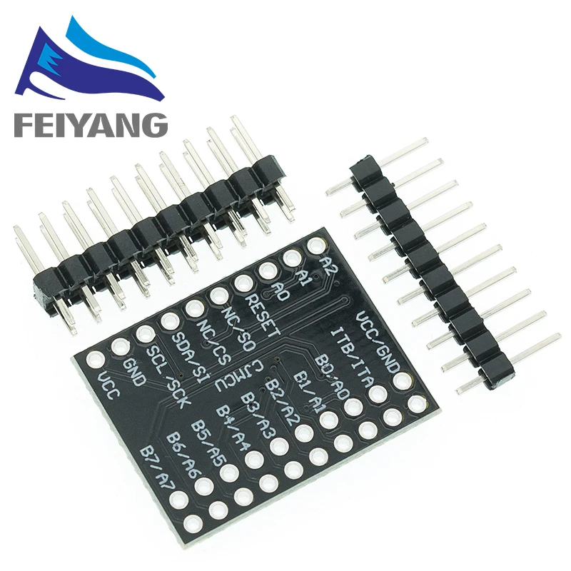 Módulo de interfaz serie MCP23017, 3 uds., IIC I2C SPI, pines expansores de E/S bidireccionales de 16 bits, módulo de interfaz serie de 10Mhz - imagen 3