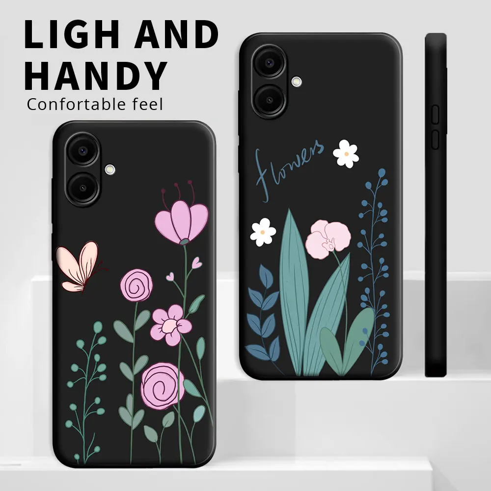 Funda de silicona con dibujos animados para Samsung A06 SM-A065F/DS, carcasa trasera de TPU suave a prueba de golpes para Samsung Galaxy 06 a06 - imagen 2