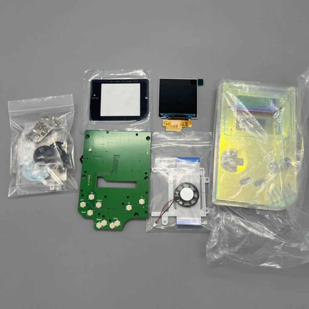 Pantalla LCD IPS de alto brillo Tamaño original de 2,45 pulgadas con carcasa nueva para Gameboy GB DGM No es necesario cortar la carcasa - imagen 4