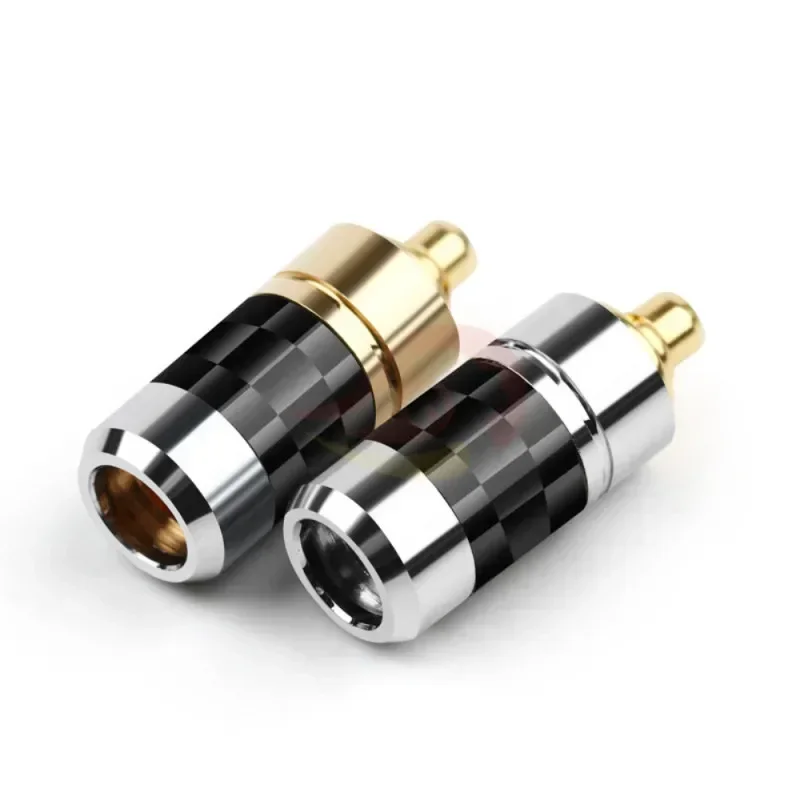 Conectores MMCX para auriculares N30 N40 W60 N5005, conector de cable de Audio chapado en oro de fibra de carbono de alta calidad - imagen 3