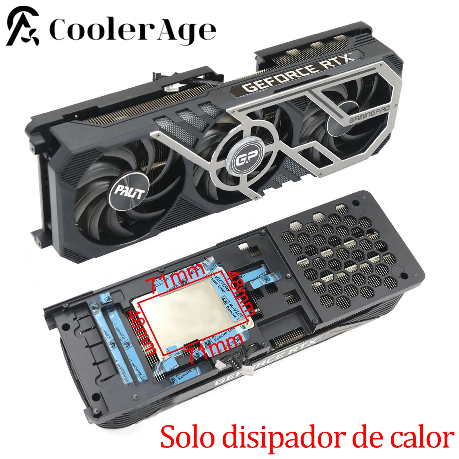 Disipador de calor de repuesto para tarjeta gráfica Palit RTX 3070 Ti Gaming Pro, nuevo disipador de calor Original para tarjeta de vídeo RTX3070Ti