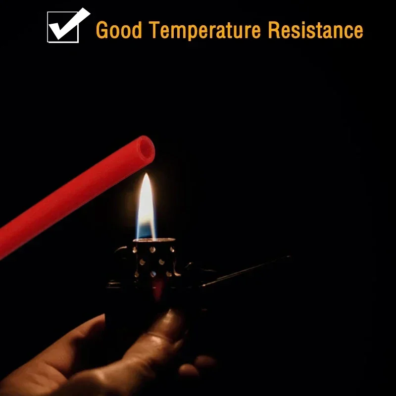 Tubo de silicona Flexible ID 0,5 1, 2 y 3mm, tubo de agua de goma suave no tóxico para coche y motocicleta, manguera de calidad alimentaria, 1/5/10M - imagen 5