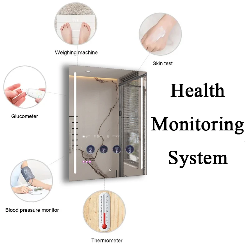 Espejo mágico Lcd Led Tv espejo Led Spiege espejo inteligente Tv con pantalla Lg 55 pulgadas baño impermeable aluminio moderno rectángulo - imagen 3