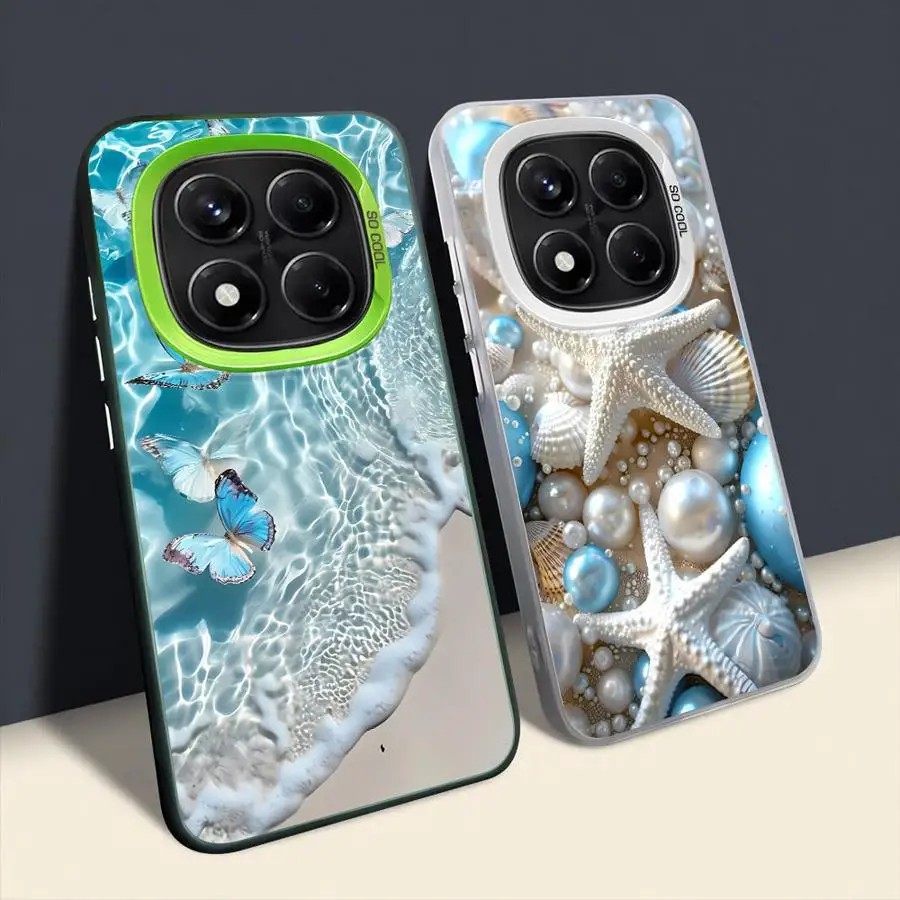 Funda trasera de teléfono para Xiaomi Redmi Note 10Lite 11s 9s 13 12 11 10s 14 Pro Plus 12s carcasas subacuáticas coloridas - imagen 4