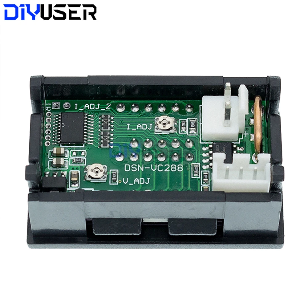 0-100V 10A Volt Amp Meter Pantalla LED dual - Panel de prueba de corriente de voltaje CC para batería de automóvil, fuente de alimentación - imagen 2