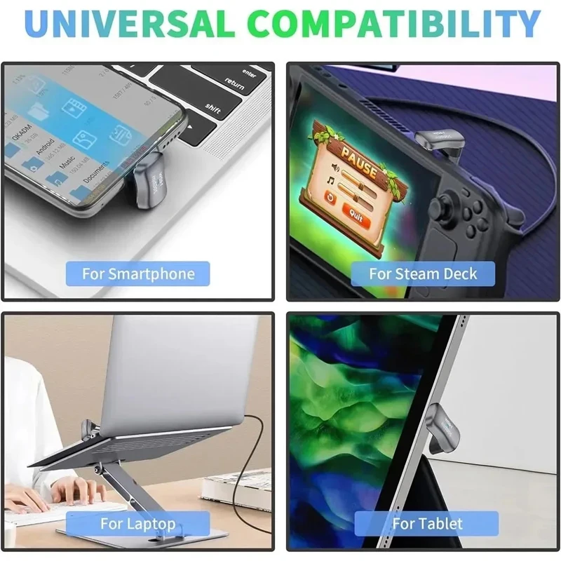 Trenza 4K @ 60Hz en forma de U USB 3,2 Gen2 datos OTG 10Gbps tipo C cargador macho hembra Audio Video PD100W 20V 5A Cable USB-C para VR - imagen 5