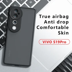 Vivo V40 Pro Lite SE – Funda Transparente Esmerilada Antigolpes