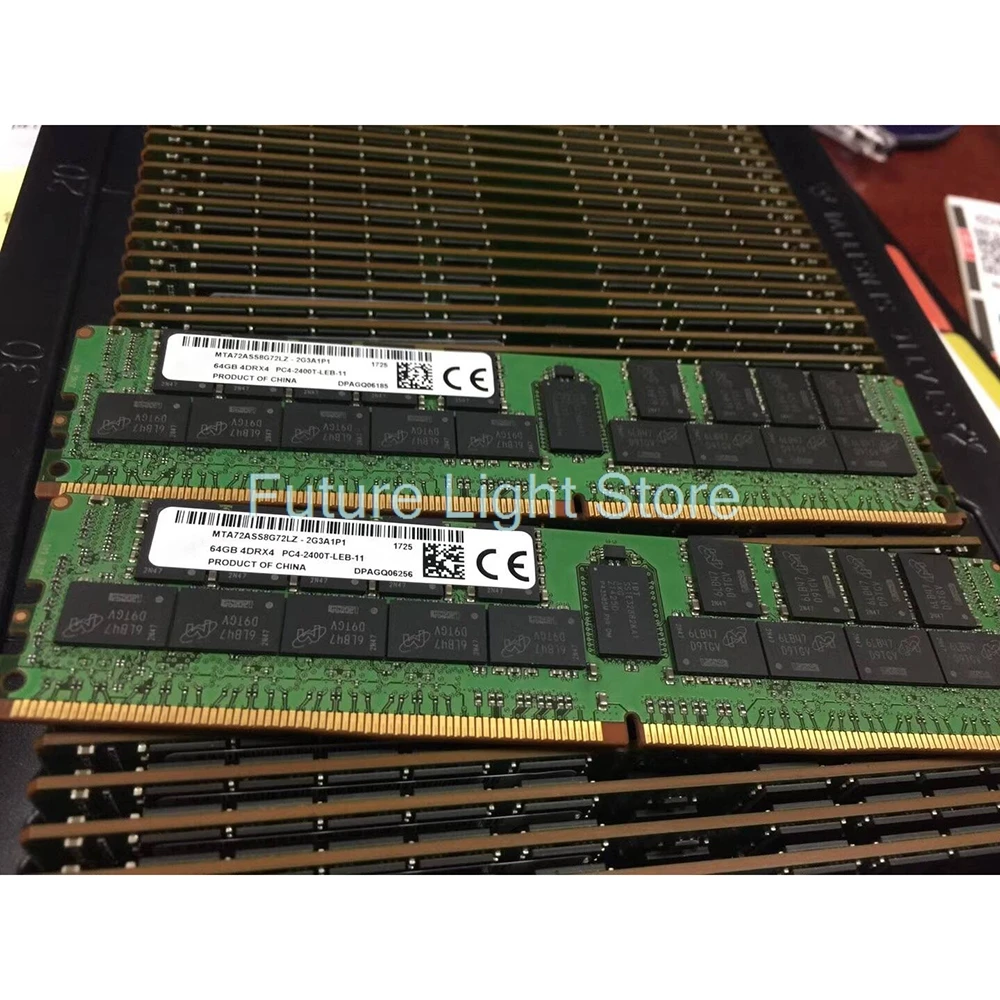 1 Uds RAM 64GB 64G 2400 DDR4 4DRX4 ECC REG LRDIMM MTA72ASS8G72LZ-2G3A memoria - imagen 5