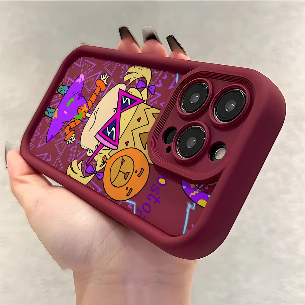 Funda de teléfono con dibujos de r-rugrat Chuckies para Samsung Galaxy A06 A26 A16 A06 A35 A55 A25 A05s A15 A54 A34 A36 A24 A14 A05 4G 5G - imagen 4