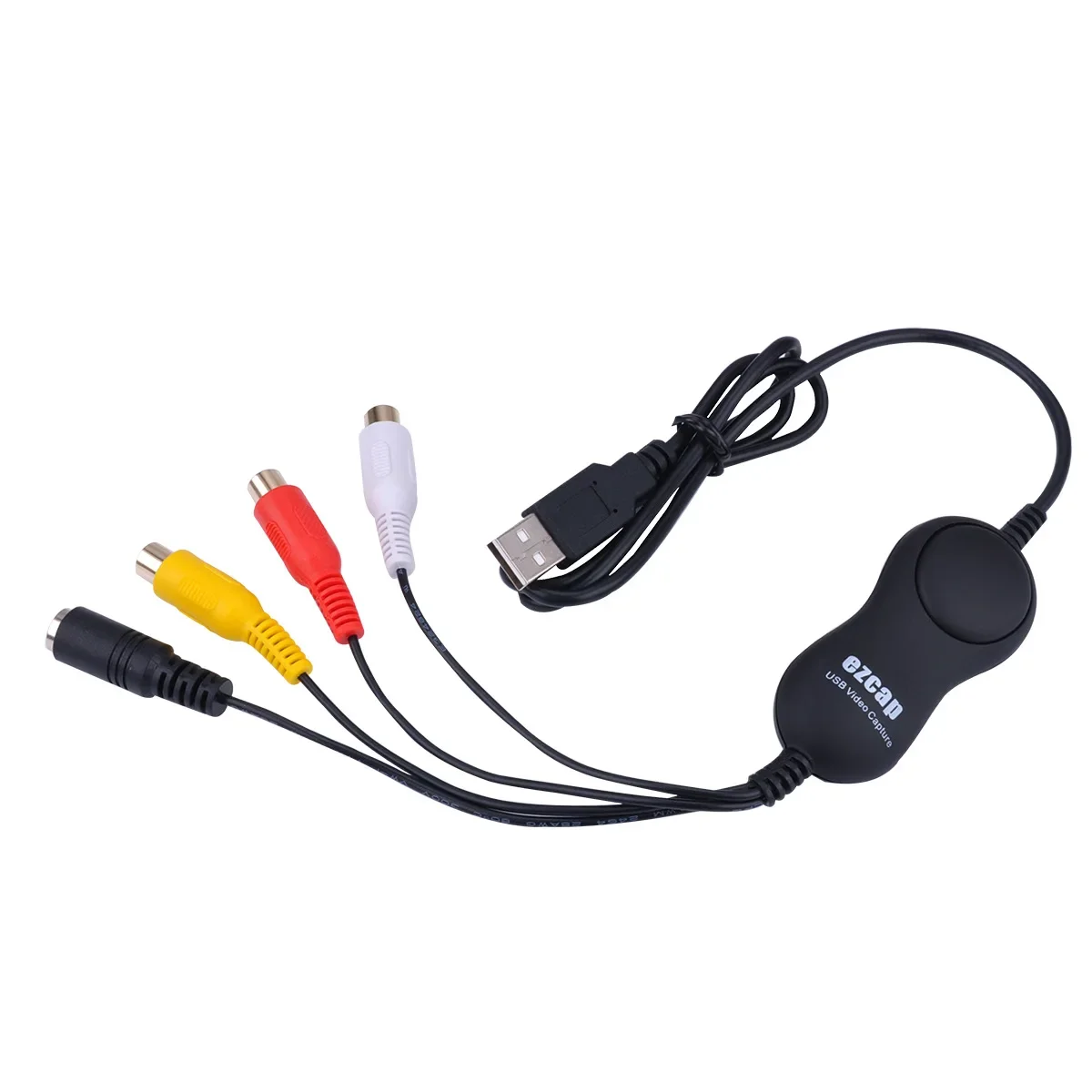 Ezcap158 USB 2,0 tarjeta de captura de Audio y vídeo AV s-video grabación de vídeo analógica para reproductor VHS V8 Hi8 videocámara cámara Windows MAC - imagen 4