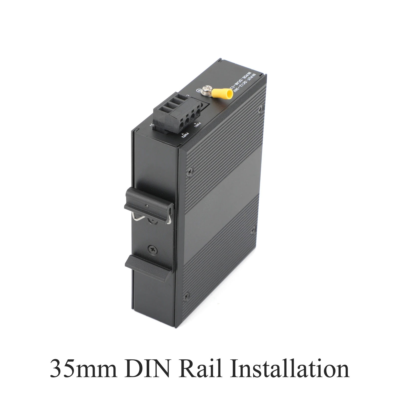 1 Uds. Transceptor eléctrico Gigabit 1 óptico 4 de grado Industrial interfaz SC/SFP monomodo de fibra única extremo A - imagen 4