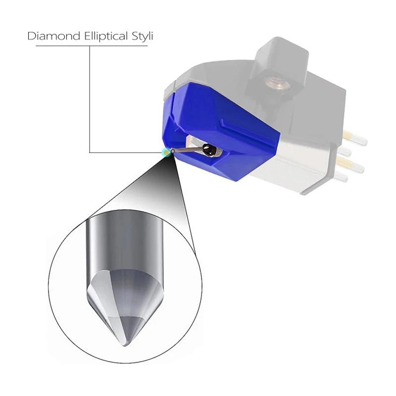 Cartucho para tocadiscos, agujas para AT-LP120 LP5X VMN95E 95EN 95ML 95SH 95SP 95C, pastilla de vinilo, fonógrafo, accesorios Hi-Fi - imagen 5