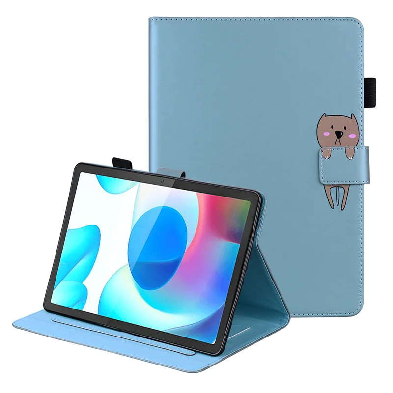 Funda para tableta Realme Pad, Funda con tapa tipo billetera de dibujos animados para Coque Realme Pad, Funda para tableta de 10,4 pulgadas para Realme Pad Mini - imagen 2