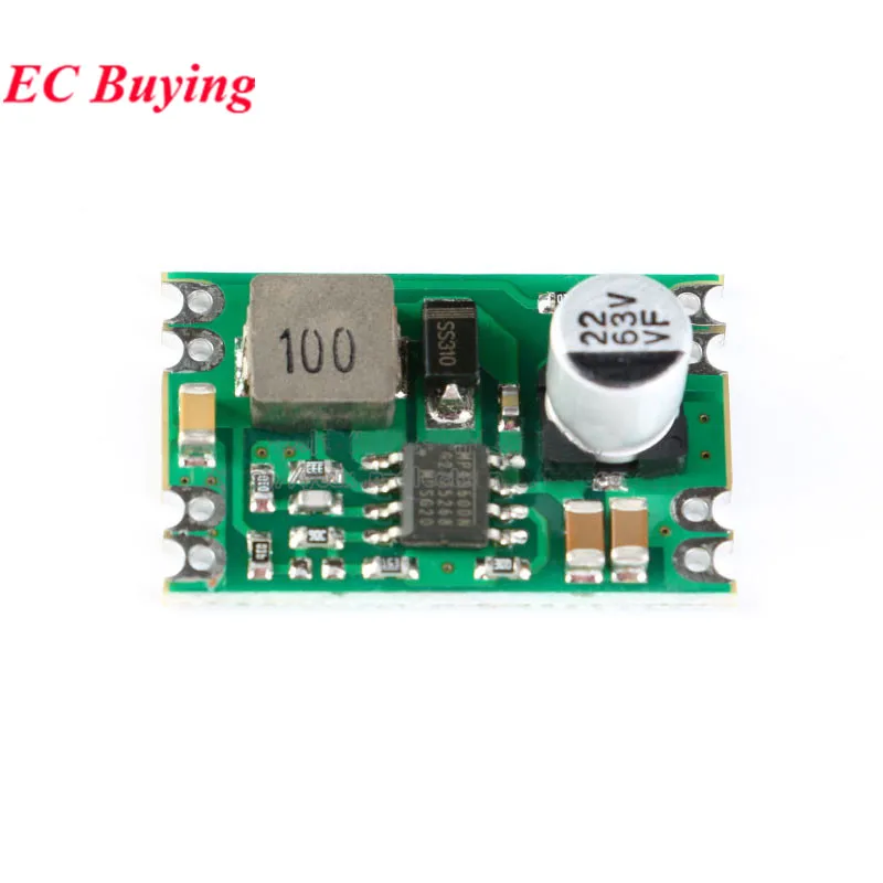 Módulo de fuente de alimentación reductor de DC-DC, placa regulada por Buck, entrada 2A, salida de 8-55V CC a CC 3,3 V/5V/9V/12V, PCB electrónico, 10 Uds./1 ud. - imagen 5