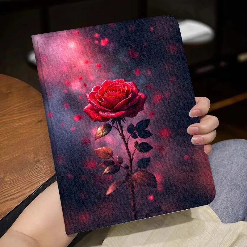 Hermosa funda de arte rosa para Huawei Honor Tab Magic Pad GT 6 X9 X8A X8 V8 V7 9 8 2 3 13,3 10 Pro pulgadas funda para tableta - imagen 3