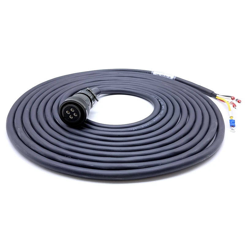 Cable de alimentación de alta potencia para servomotor J3 J4 MR-PWCNS4-5M MR-PWCNS4 MR-PWCNS5 22-22S 18-10S enchufe de aviación - imagen 2