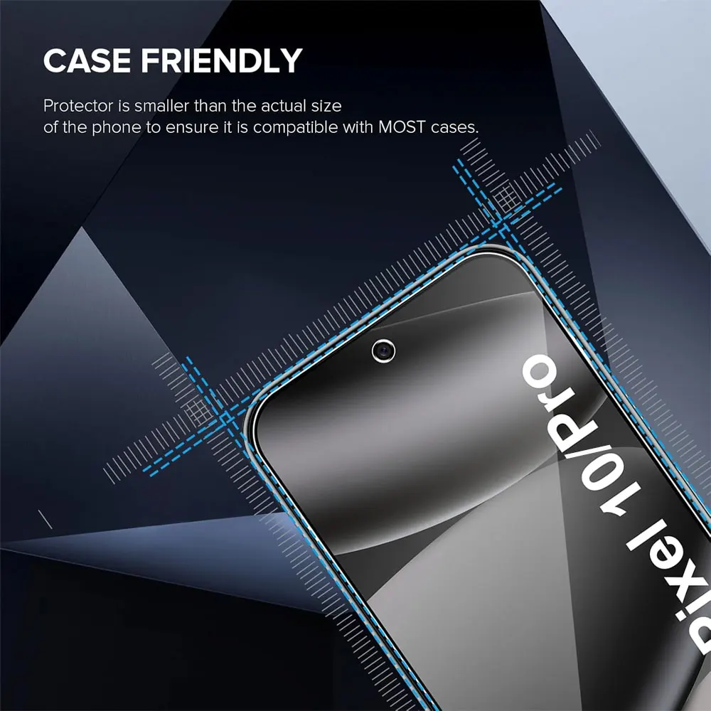 3 piezas de vidrio templado para Google Pixel 10 Protector de pantalla muy transparente Pixel 10 Pro XL cubierta protectora de vidrio de desbloqueo Pixel10 Pro - imagen 4