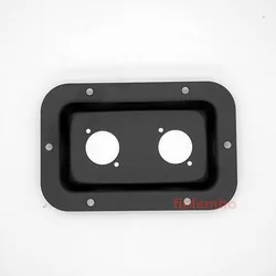 Placa Terminal para Altavoz DJ con Conector 4 Pines Metal