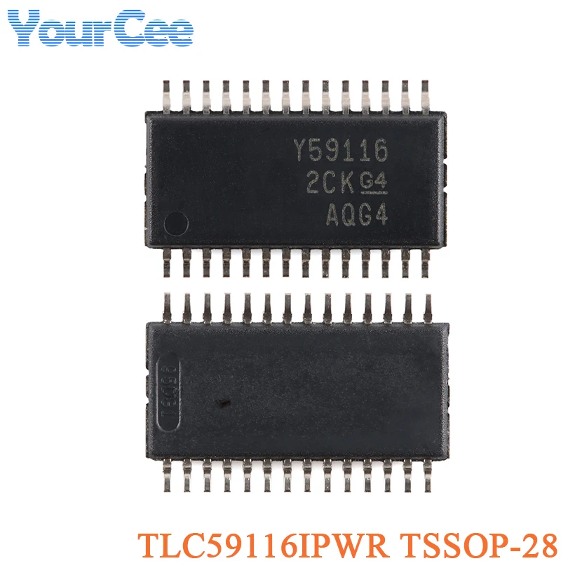 2 uds TLC59108IPWR TSSOP-20 TLC59116IPWR TSSOP-28 TLC59108 TLC59116 Chip controlador MAX232 MAX3221 MAX3232 MAX3243 SN74LS07N SN75179 - imagen 4