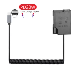 Batería Dummy USB-C PD Nikon EP-5A para D3100 D5300