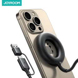 Joyroom Cargador inalámbrico magnético iPhone – USB-C y USB-A