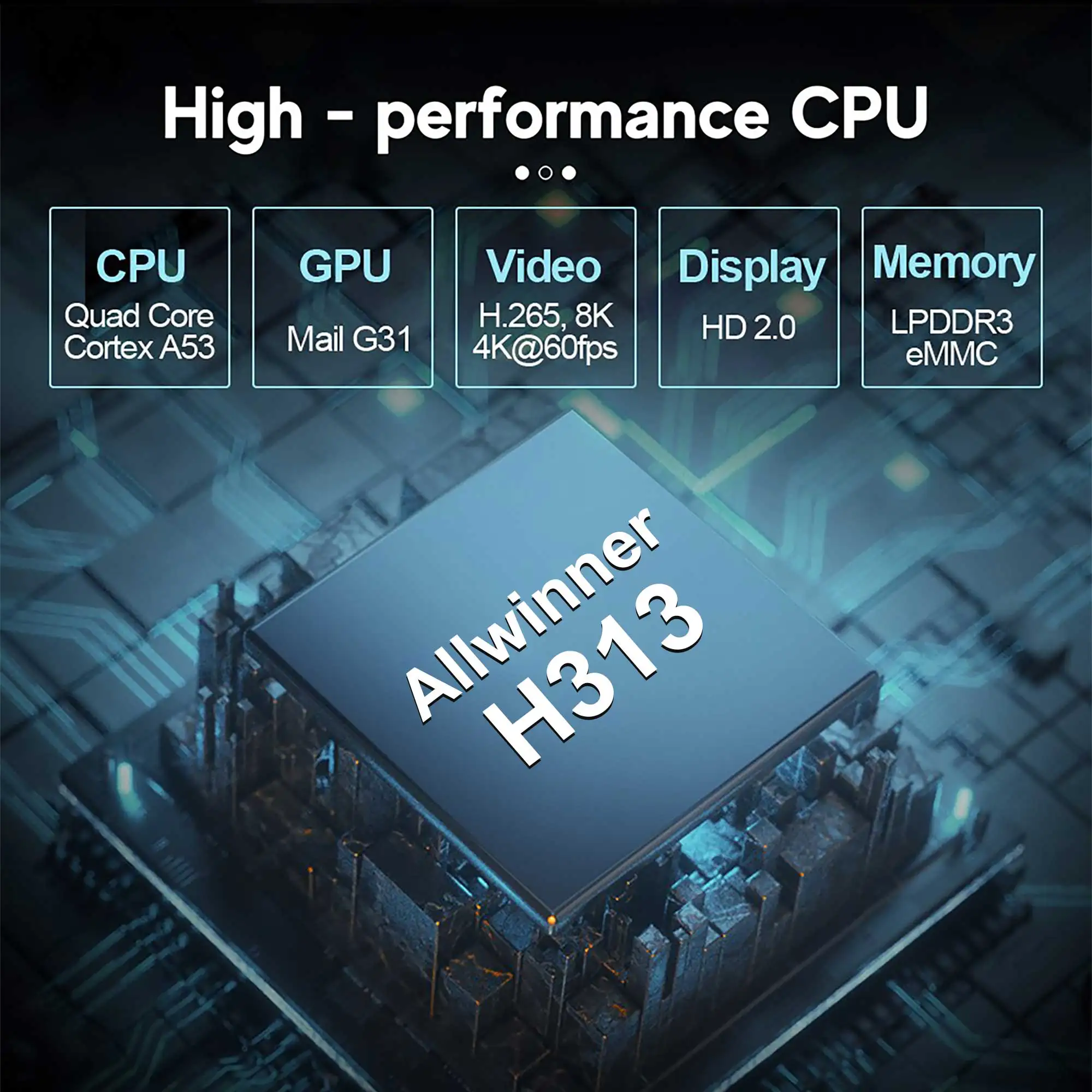 Versión en vivo de Android 14 TV stick wifi6 Sound control TV stick q8 8k video allwinner h313 Netflix youtube TV BOX transmisión gratuita en vivo - imagen 5