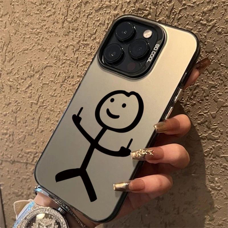 Funda de teléfono básica de TPU con diseño de Matchman de dibujos animados para iPhone 17 16 14 13 12 11 15 Pro Max 16 Plus 17 Air 16E cubierta de parachoques a prueba de golpes - imagen 4