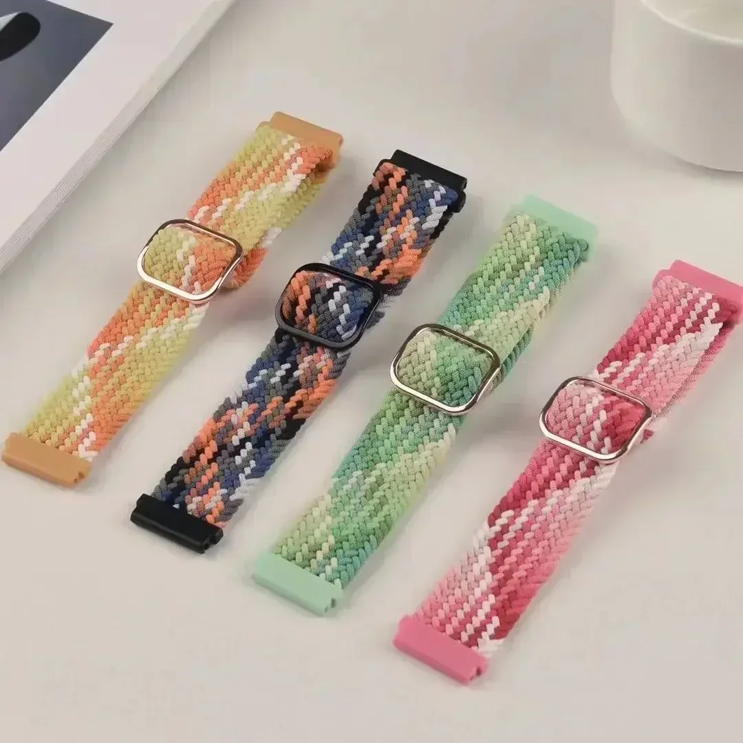 Correa de bucle Solo trenzada de 22MM para Xiaomi Watch S4 S3 S2 42 46mm S1 Pro Active/Mi Color 2 pulsera deportiva para Xiaomi Watch 2 2Pro - imagen 2