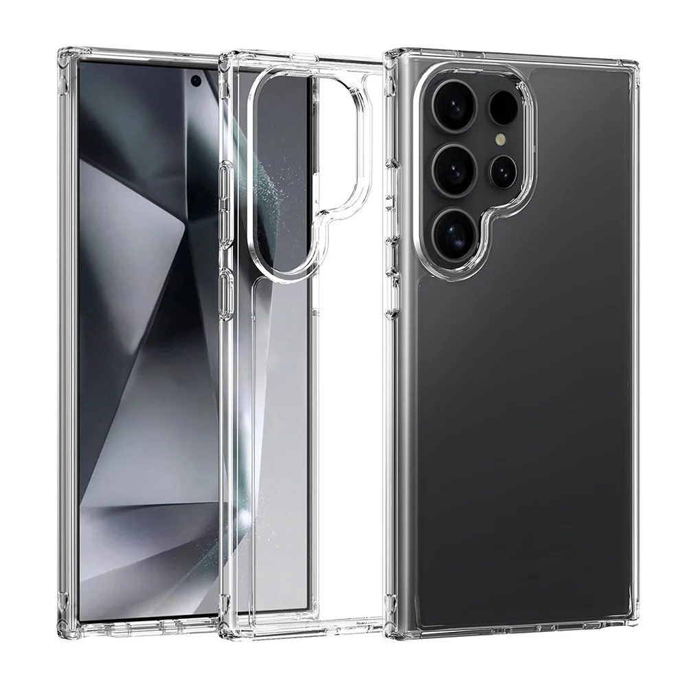 TPU transparente samsung galaxy s25 ultra cubierta s25 s24 s23 ultra para samsung s22 ultra funda s23 fe s21 s22 s 24 plus ultra