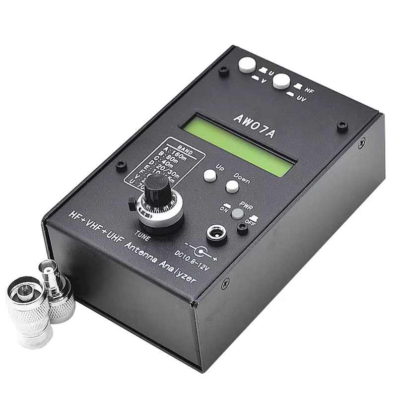 Analizador de Antena Multibanda BTLIFE-/VHF/UHF AW07A 1.5-470Mhz 160M + Analizador de Espectro UV 1.0-9.99 Medidor de ROE de Red