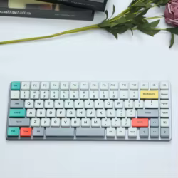 CHOSFOX-teclas PBT Choc de bajo perfil para Kailh 1350, teclas ultradelgadas para teclado mecánico