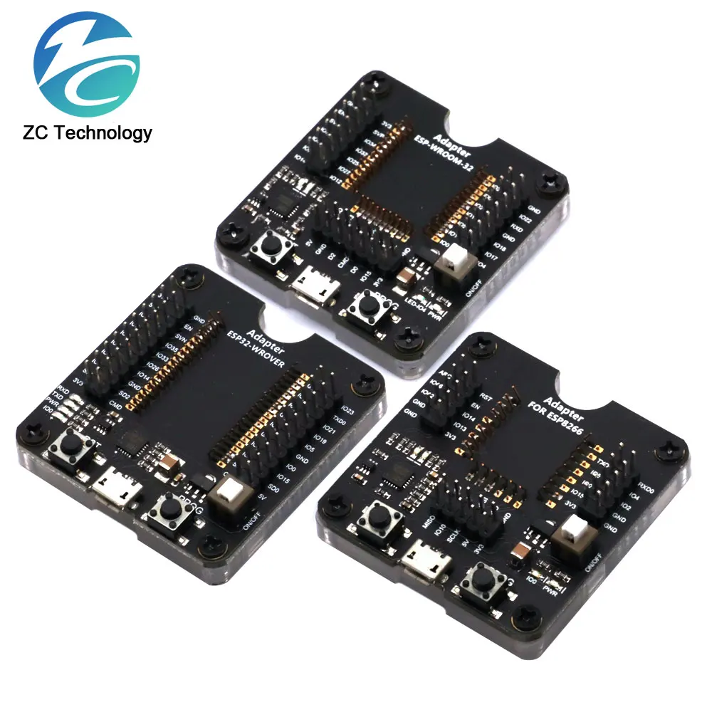 Placa de desarrollo ESP8266, ESP-WROOM-32, ESP32-WROVER, Esp32, placa de prueba, herramienta de fijación ardiente, descargador ESP-12F para/07S/12S