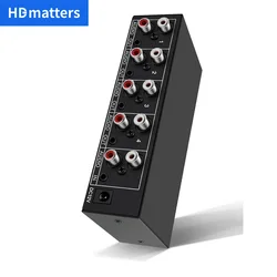 Divisor RCA 1×4 Estéreo – Para PC y Altavoces