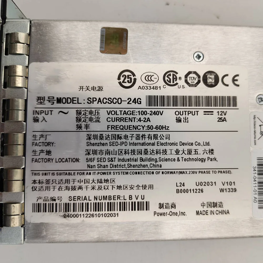 C4948E Fuente de alimentación del interruptor PWR-C49E-300AC-R 341-0411-01 - imagen 5