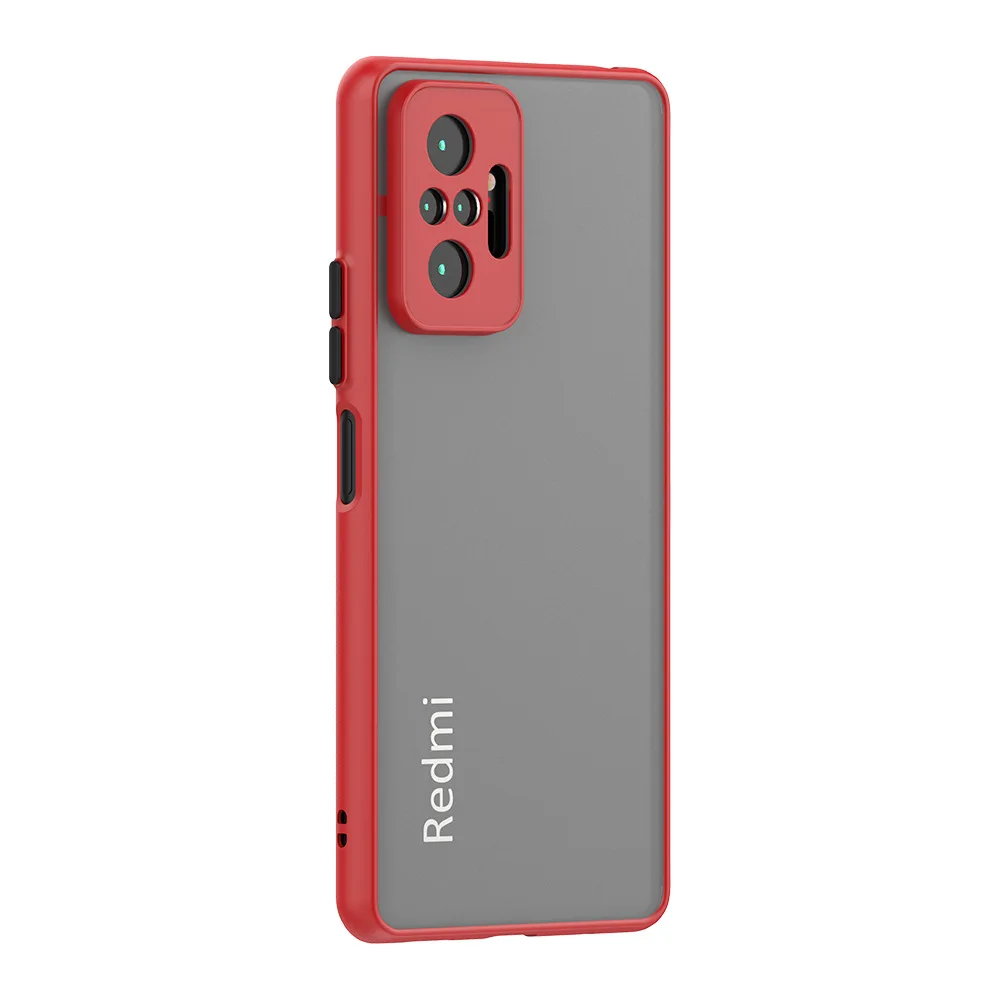 Funda de teléfono dura de silicona mate con sensación de piel para Xiaomi Redmi Note10 Pro Note 10 10s 11 11s 12s 12 Pro Plus 5G funda a prueba de golpes - imagen 3