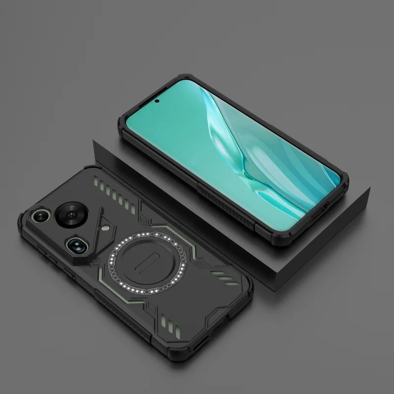 Para Huawei Pura 70 Ultra funda nueva anular atracción magnética parachoques trasero a prueba de golpes para Fundas Huawei Pura 70 Ultra Capas - imagen 5